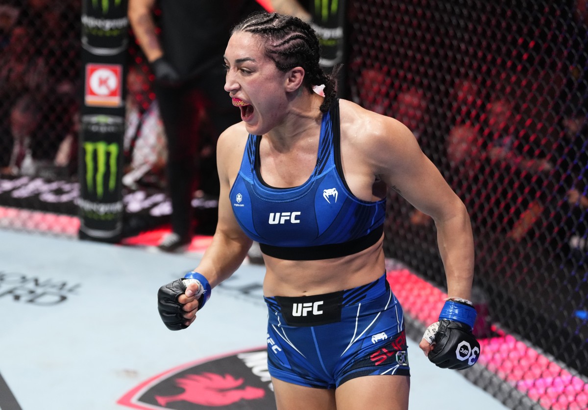 McGregor Exalta Tatiana Suarez Material De Campe Do UFC Combate Ge Gettyimages 1595384325 