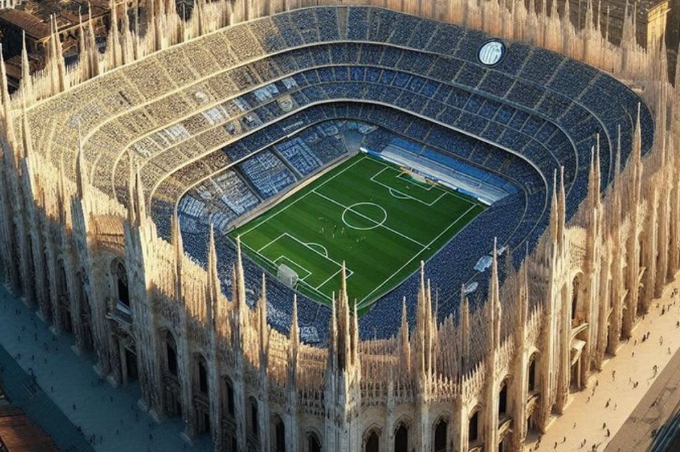 Inter de Milão - Duomo — Foto: Reprodução