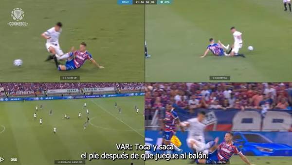 Fortaleza x Corinthians: Conmebol divulga análise do VAR de disputa entre Moscardo e Pochettino