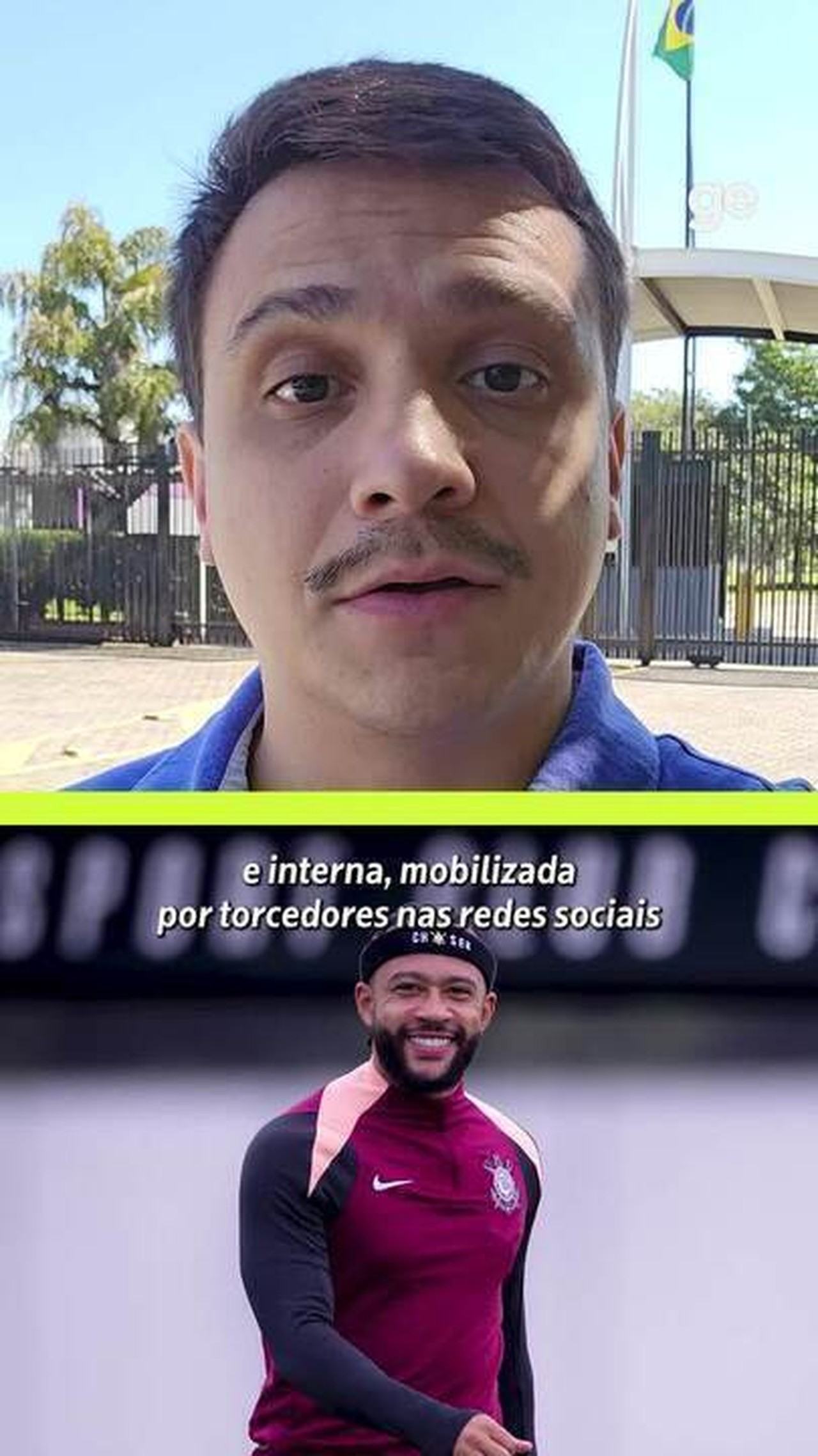 Memphis Depay volta ao Corinthians e pode jogar na Libertadores | Ge