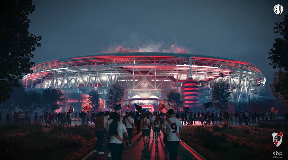 River Plate anuncia ampliação do Monumental para receber 101 mil torcedores — Foto: Divulgação/River Plate