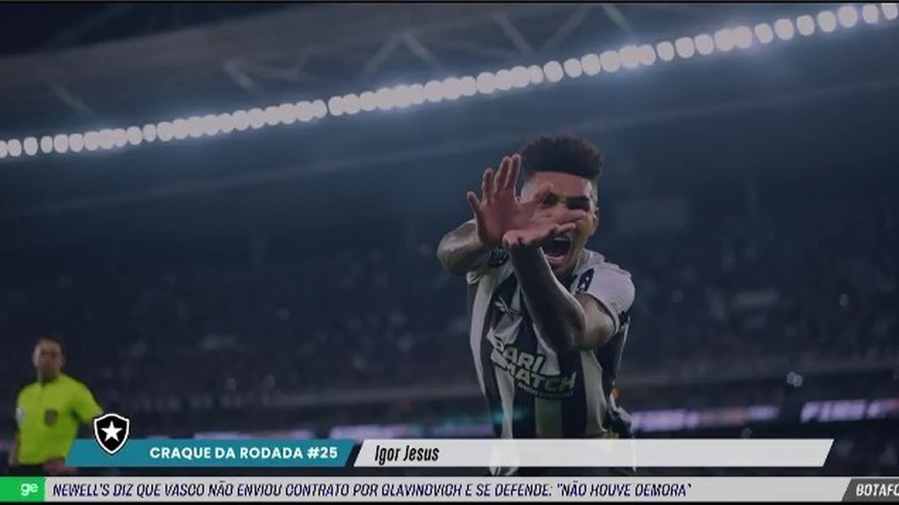Igor Jesus, Kaio Jorge, Garro ou Estevão? Quem foi o craque da 25º rodada do Brasileirão?