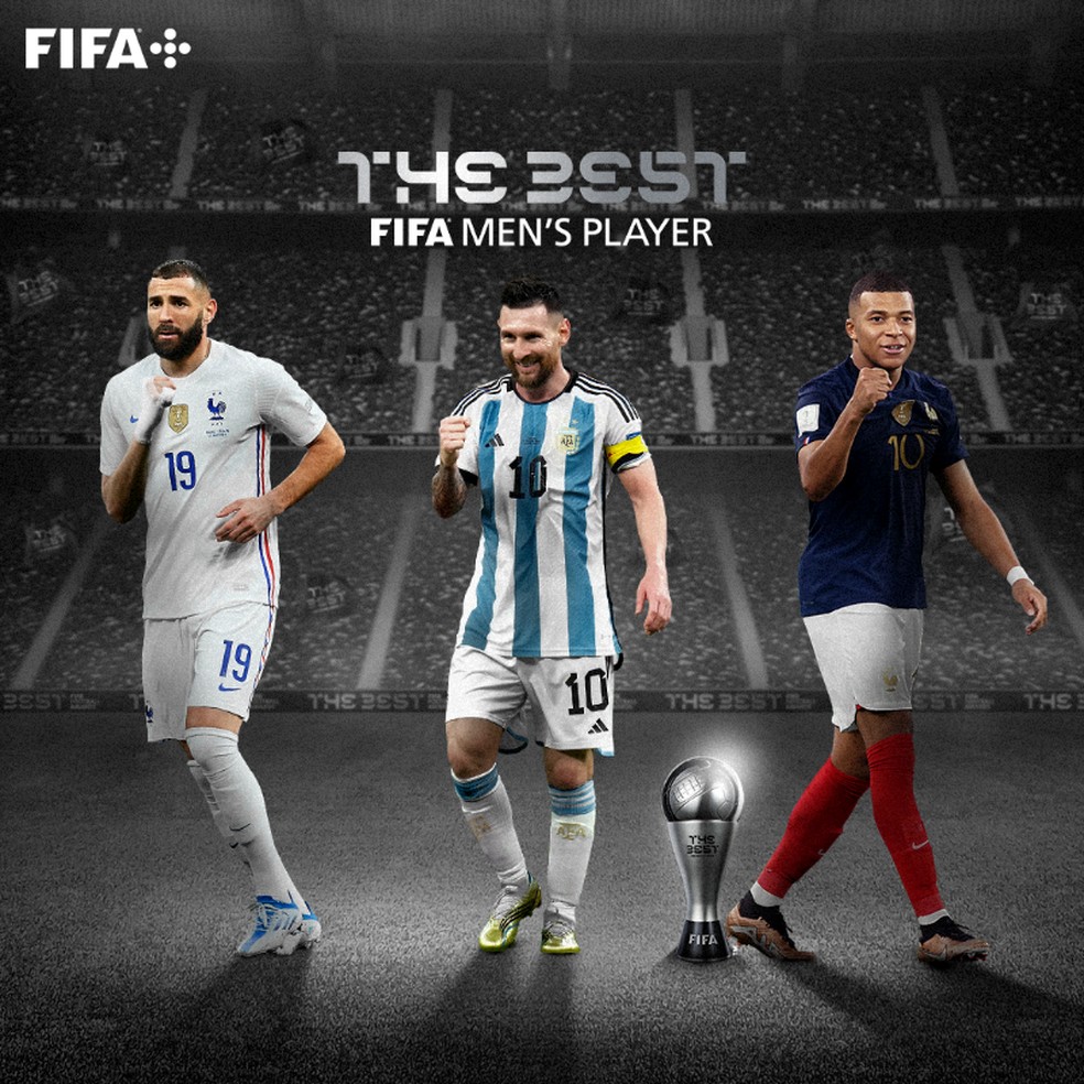 The Best: Benzema, Mbappé e Messi são finalistas ao prêmio de melhor do  mundo, futebol internacional
