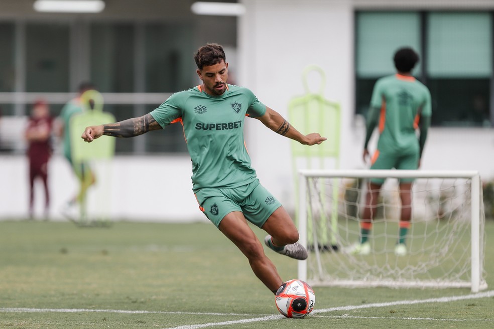 Terans em treino do Fluminense