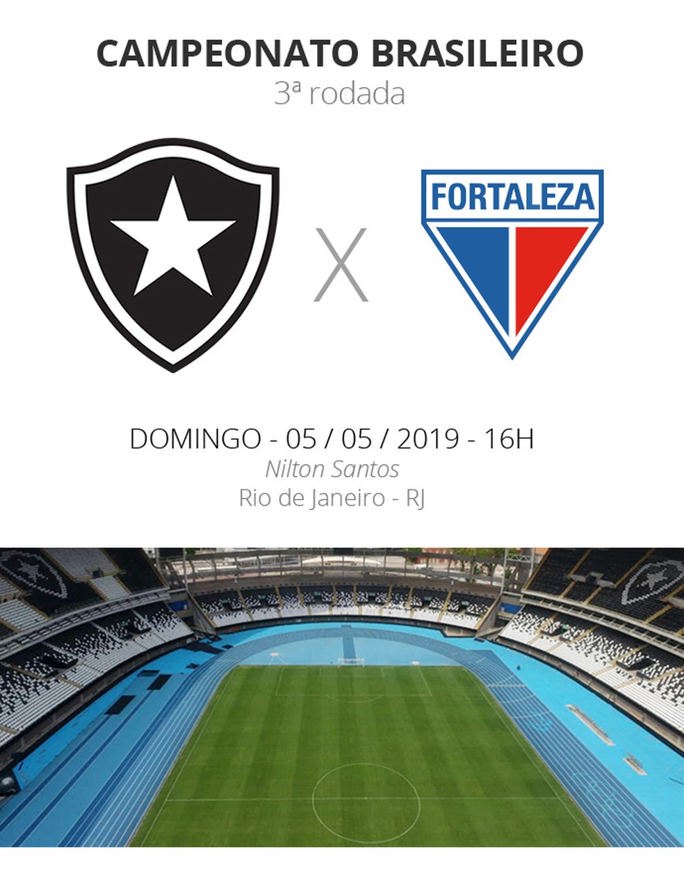 Botafogo x Fortaleza: tudo sobre o jogo