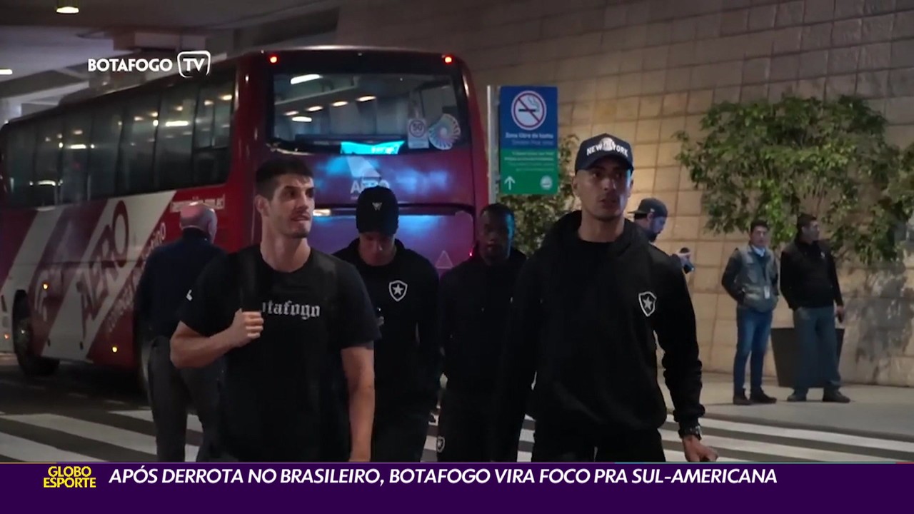 Após derrota no Brasileiro, Botafogo vira o foco para a Sul-Americana