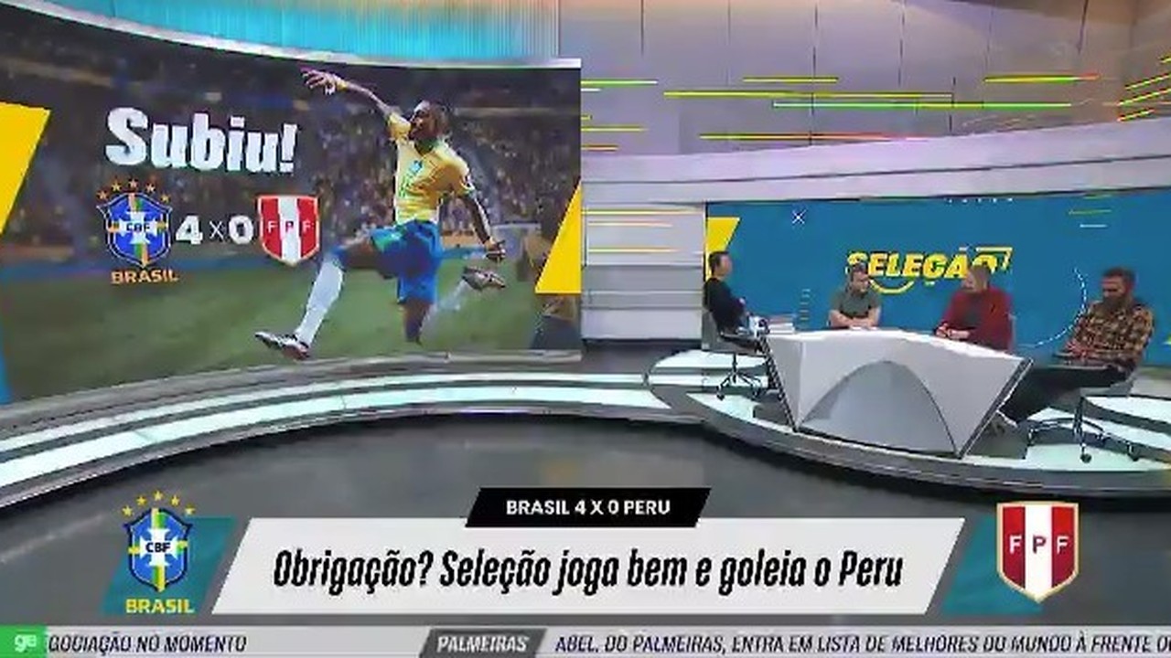 Obrigação? Seleção analisa goleada do Brasilsorteio da loto facil independencia4 a 0 contra o Peru