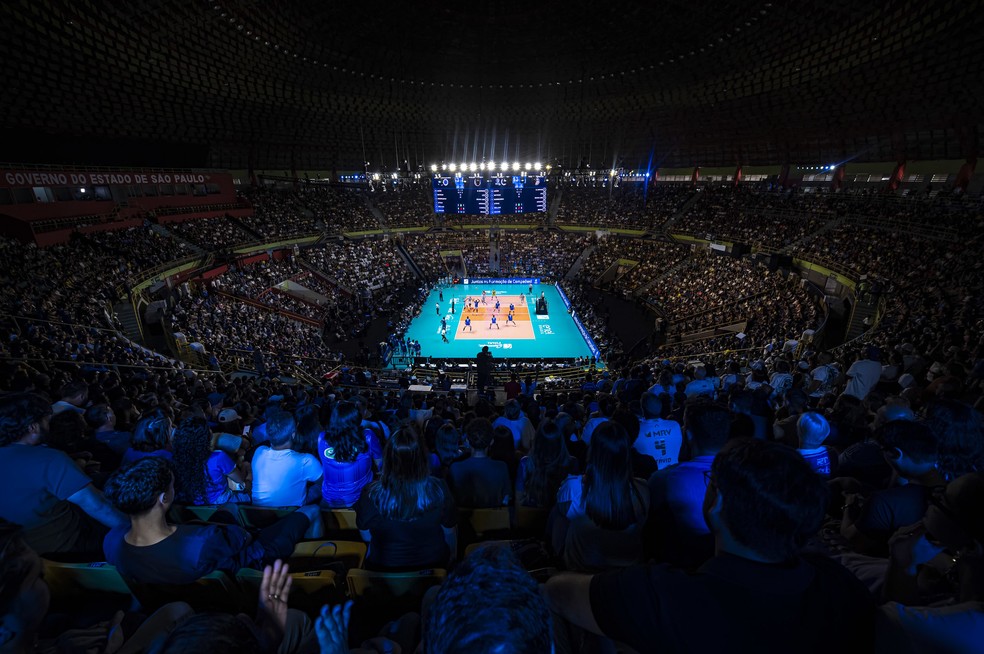 Ginásio do Ibirapuera sediará finais da Superliga pelo segundo ano consecutivo — Foto: Agência i7/Sada Cruzeiro