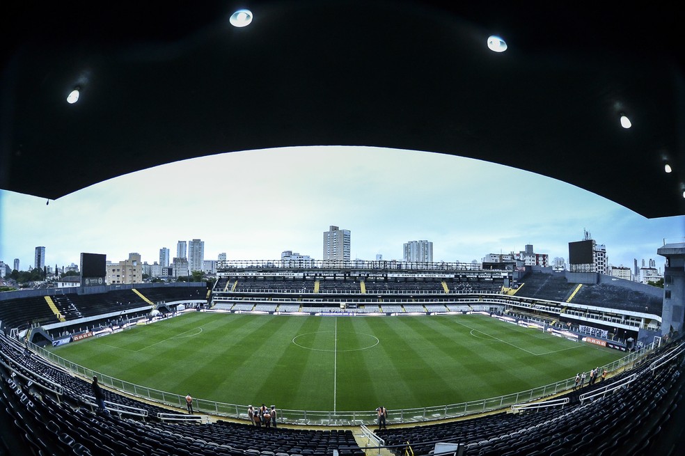 Vila Belmiro será o palco de São Paulo x Bragantino — Foto: Staff Images / Cruzeiro