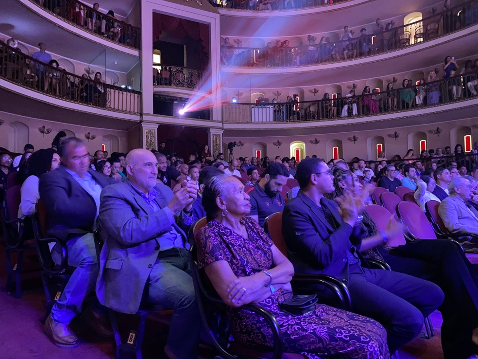 Troféu Mirante contou com boa presença do público no Teatro Arthur Azevedo — Foto: Divulgação / TV Mirante