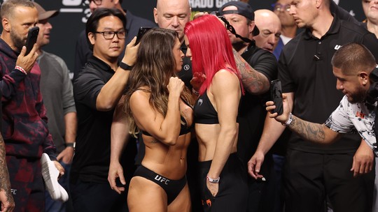 UFC 330: Mackenzie fica nariz a nariz na encarada com desafiante