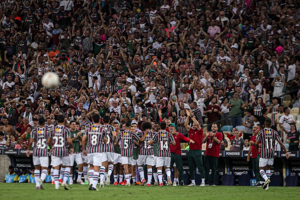  Atual campeão. Fluminense está garantido nas oitavas da Libertadores — Foto: MARCELO GONÇALVES / FLUMINENSE FC