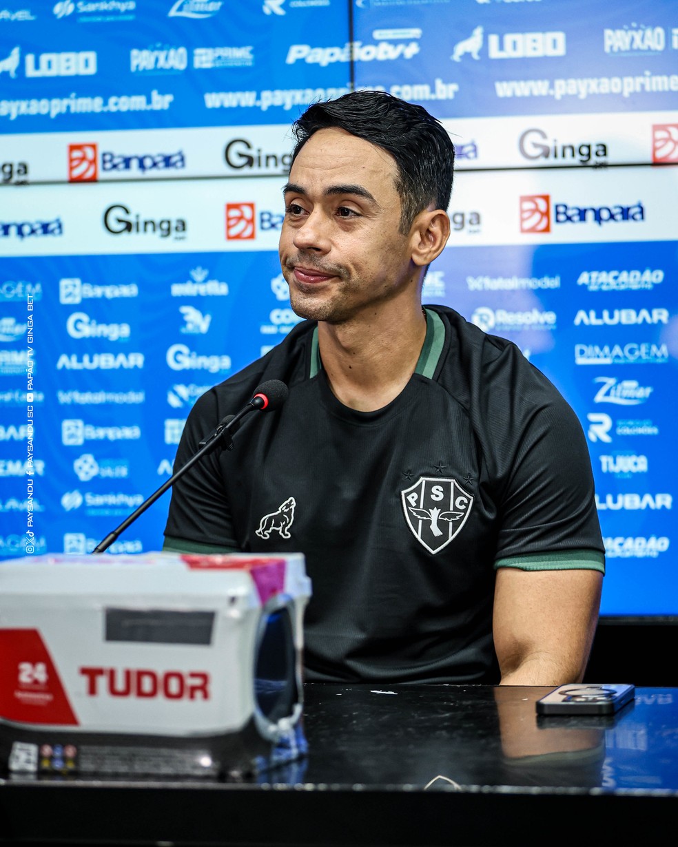 Ignácio Neto comandará o Paysandu nos últimos três jogos da Série B 2025