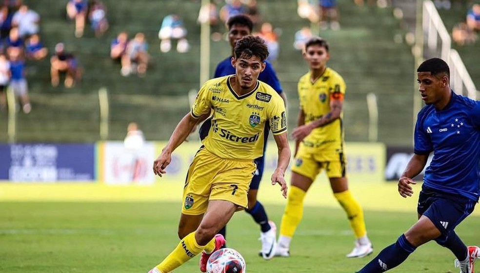 Dagoberto, destaque do Nova Mutum, fecha com o Palmeiras — Foto: Eliseu Siqueira/Nova Mutum