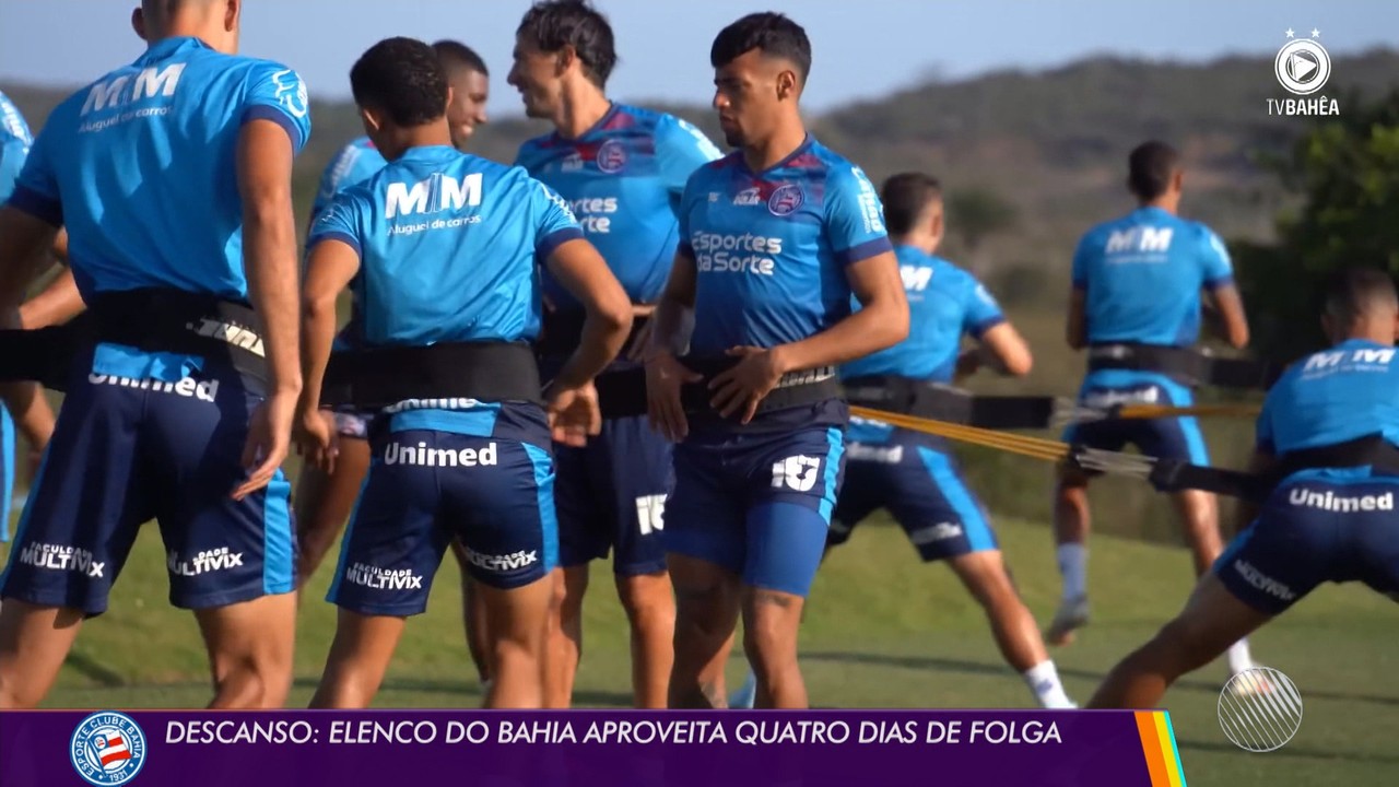 Elenco do Bahia aproveita quatro diasbolao boa esporte apostas onlinefolga