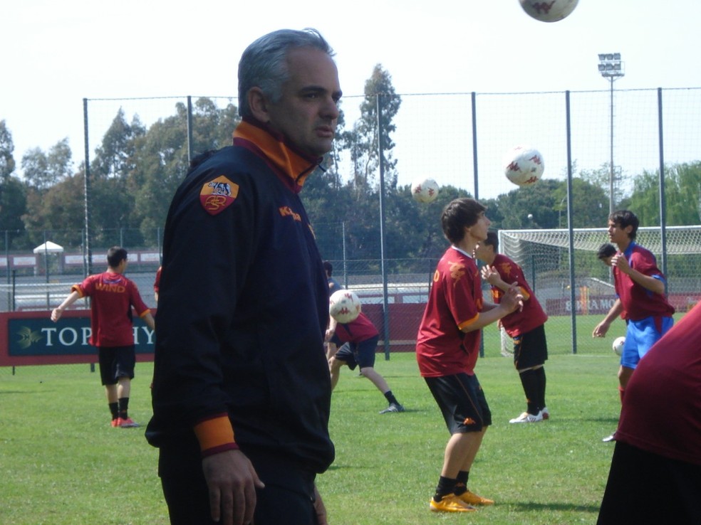 Ricardo Perlingeiro trabalhou na base da Roma — Foto: Divulgação