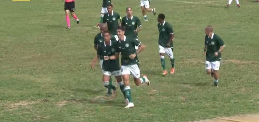 Goiás bate o América-RN na estreia — Foto: Reprodução/Paulistão Play