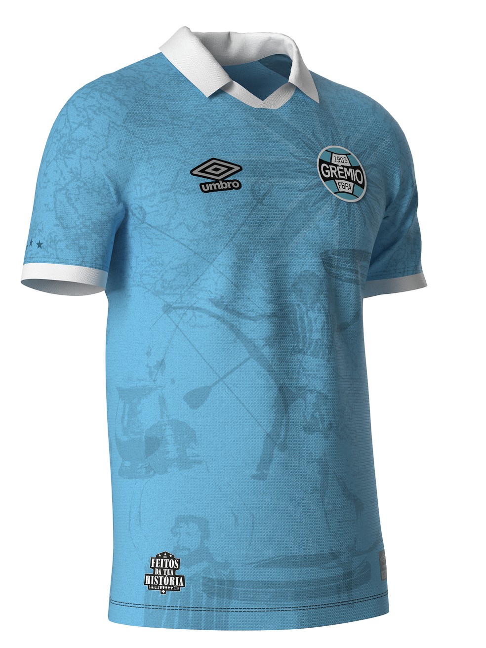 Camisa do Grêmio desenhada por torcedor está à venda — Foto: Divulgação