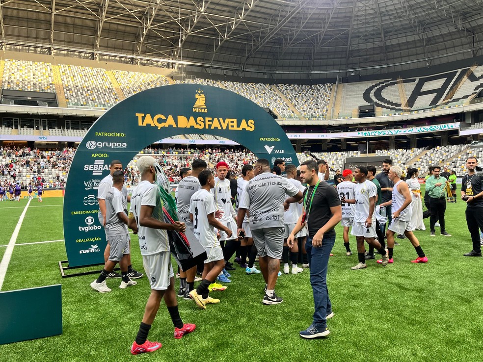 Nossa Senhora de Fátima é campeão da Taça das Favelas MG — Foto: Raphaela Potter/TV Globo