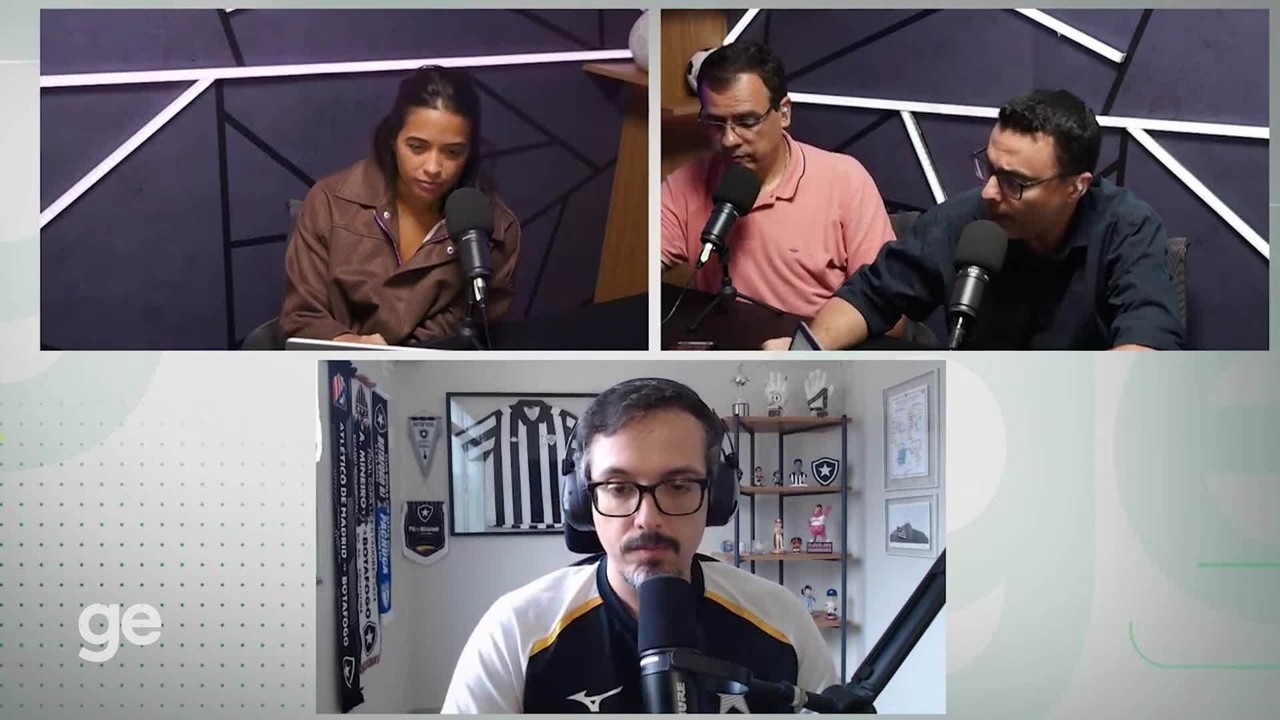 Torcidas organizadas protestam no CT do Botafogo; presidente João Paulo e jogadores conversam com manifestantes