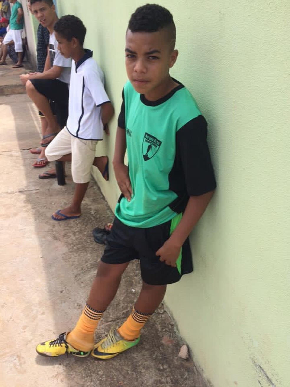 Igor Jesus, do Flamengo, ainda criança quando começou a jogar
