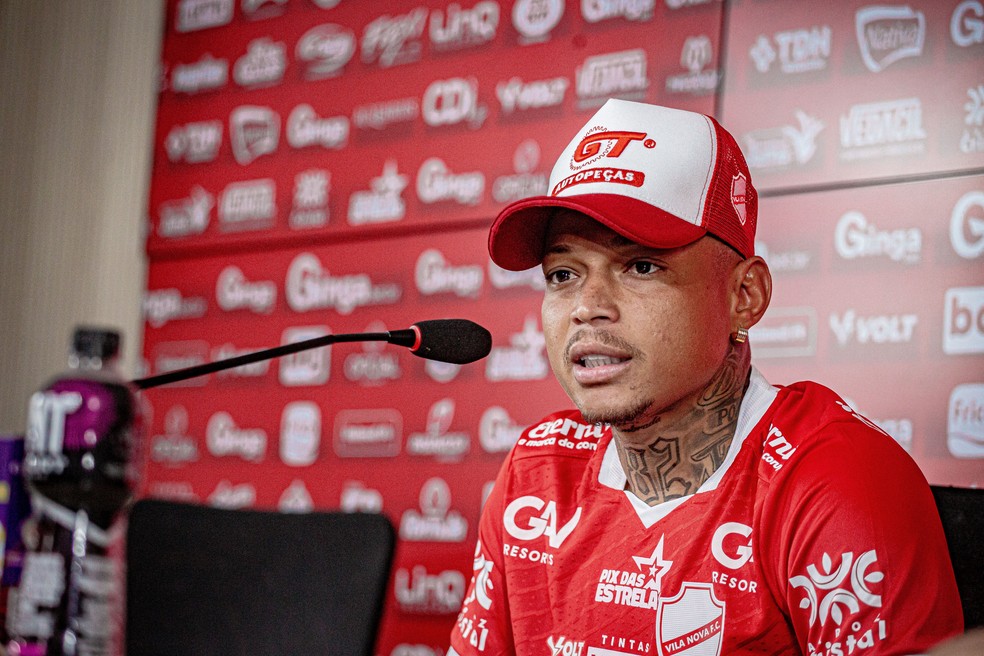 Janderson é o novo atacante do Vila — Foto: Roberto Corrêa / Vila Nova F.C.