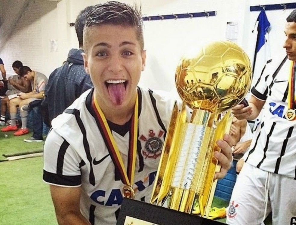 Matheus Cassini foi campeão da Copa São Paulo com o Corinthians em 2015 — Foto: Reprodução