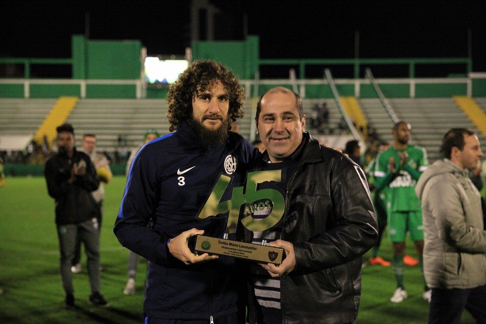Coloccini San Lorenzo — Foto: Sirli Freitas/Chapecoense