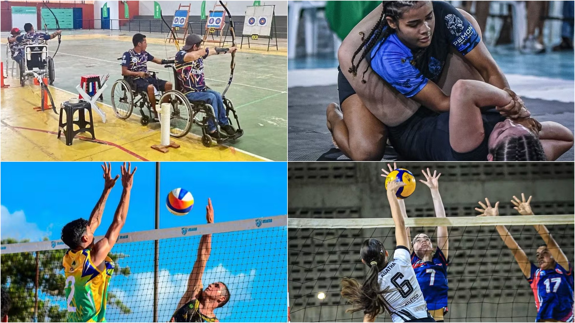 Agenda ge RR: Festival Paralímpico, Voleibol, Jiu-Jitsu e Futebol