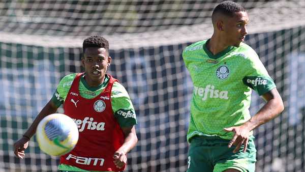 Palmeiras realiza treino com retorno de Estêvão após período na Seleção sub-20