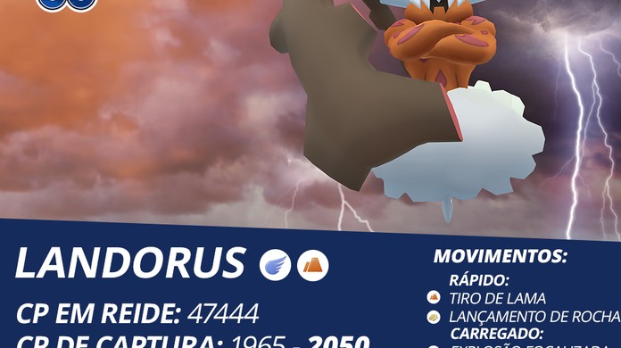 Jogada Excelente on X: Thundurus retorna ao Pokémon Go como Chefe de  Reides 5 Estrelas. Se tiver sorte, poderá encontrar Thundurus Brilhante. ⠀  Confira os counters recomendados para enfrentá-lo e se prepare!