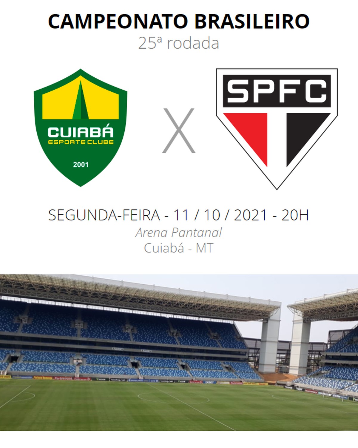 São Paulo x Cuiabá ao vivo: onde assistir ao jogo do Brasileirão online