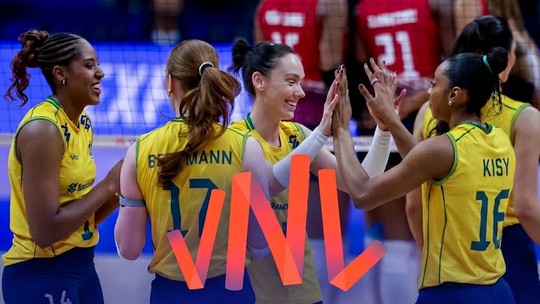 Veja a tabela da Liga das Nações Feminina de vôlei
