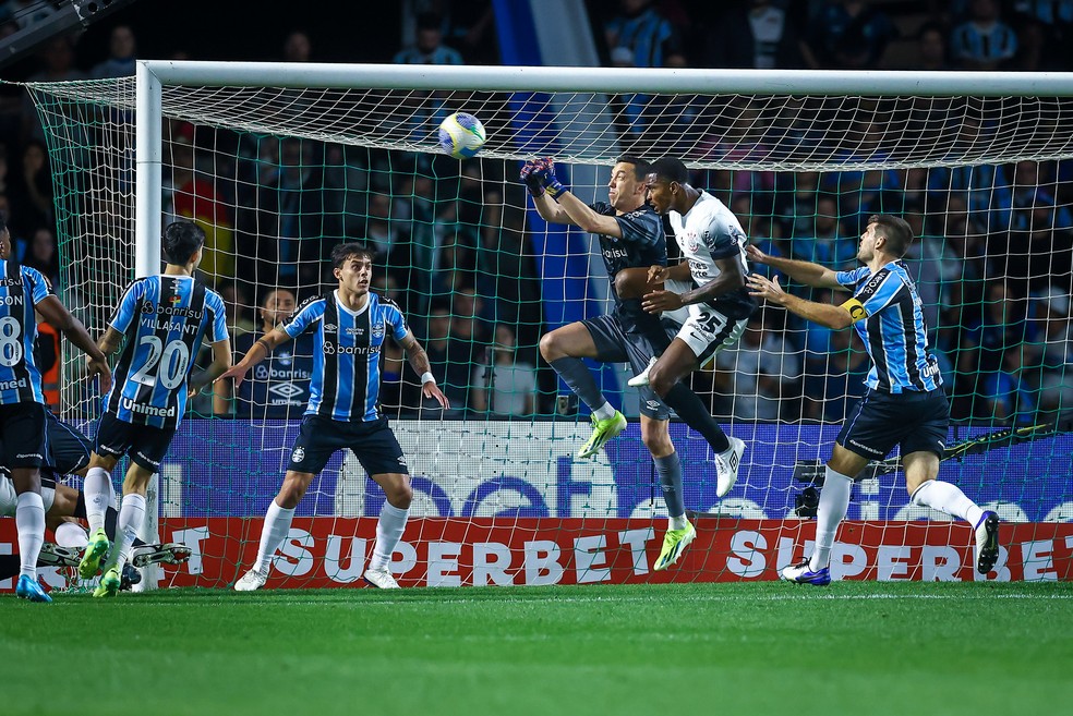 Grêmio caiu para o Corinthians na Copa do Brasil — Foto: Lucas Uebel/Grêmio