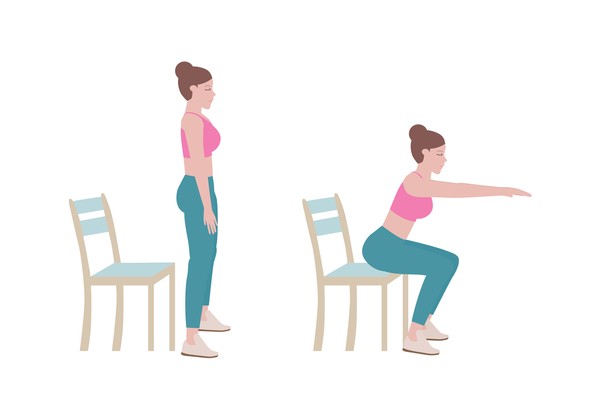 Como Fazer o Exercício de Sentar e Levantar: 7 Passos