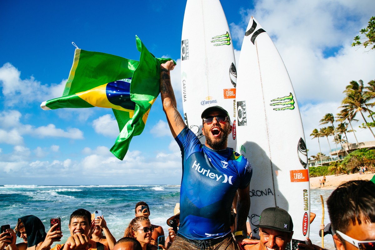 WSL 2023 Filipe Toledo é campeão em Sunset ge