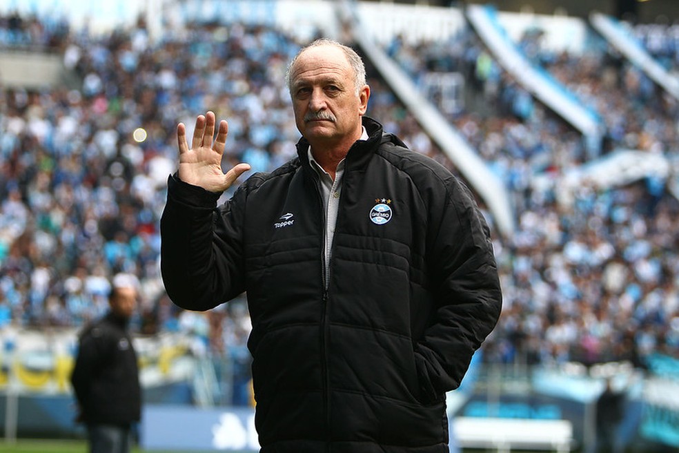 Felipão foi especulado para assumir o cargo de coordenador técnico do Santos — Foto: Grêmio/Divulgação
