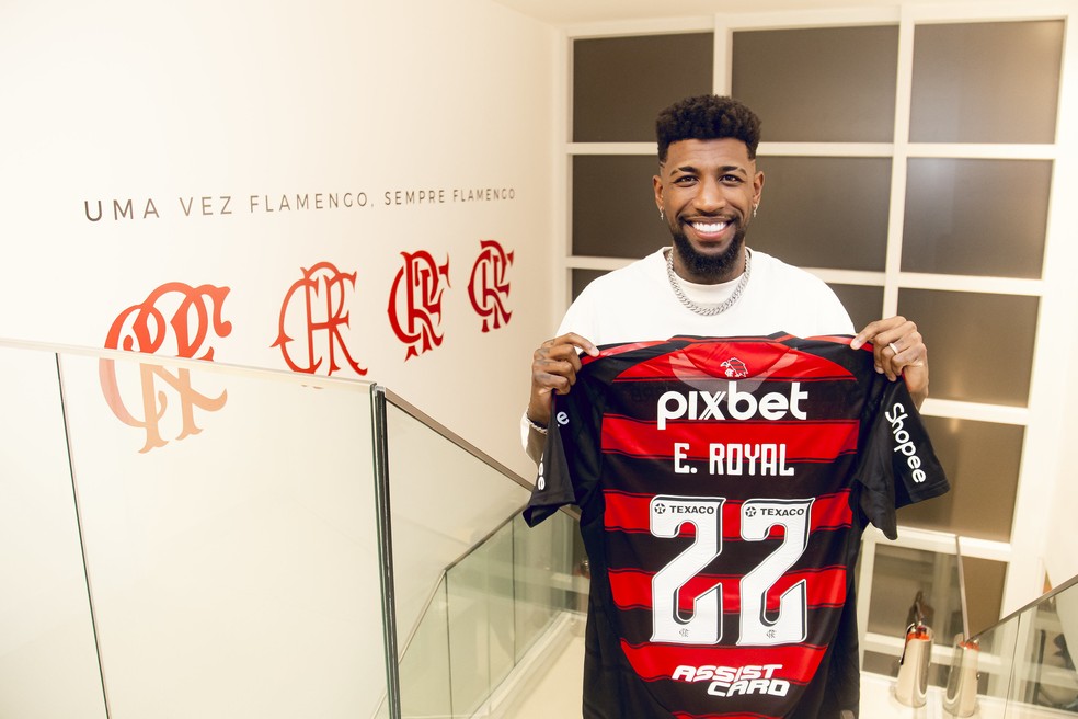 Emerson Royal  anunciado pelo Flamengo  Foto: Adriano Fontes / Flamengo