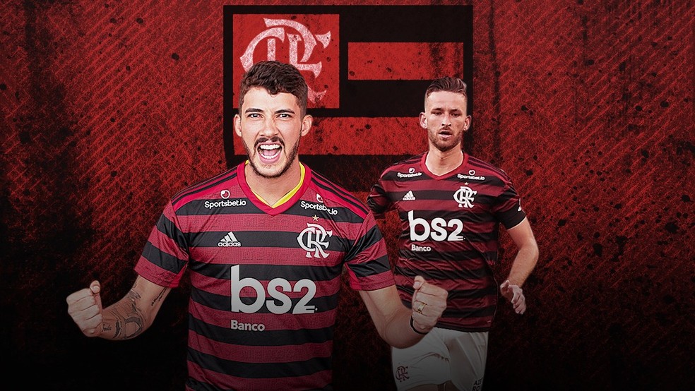 Gustavo Henrique e Léo Pereira jogaram juntos no Flamengo em 2020 — Foto: Infoesporte