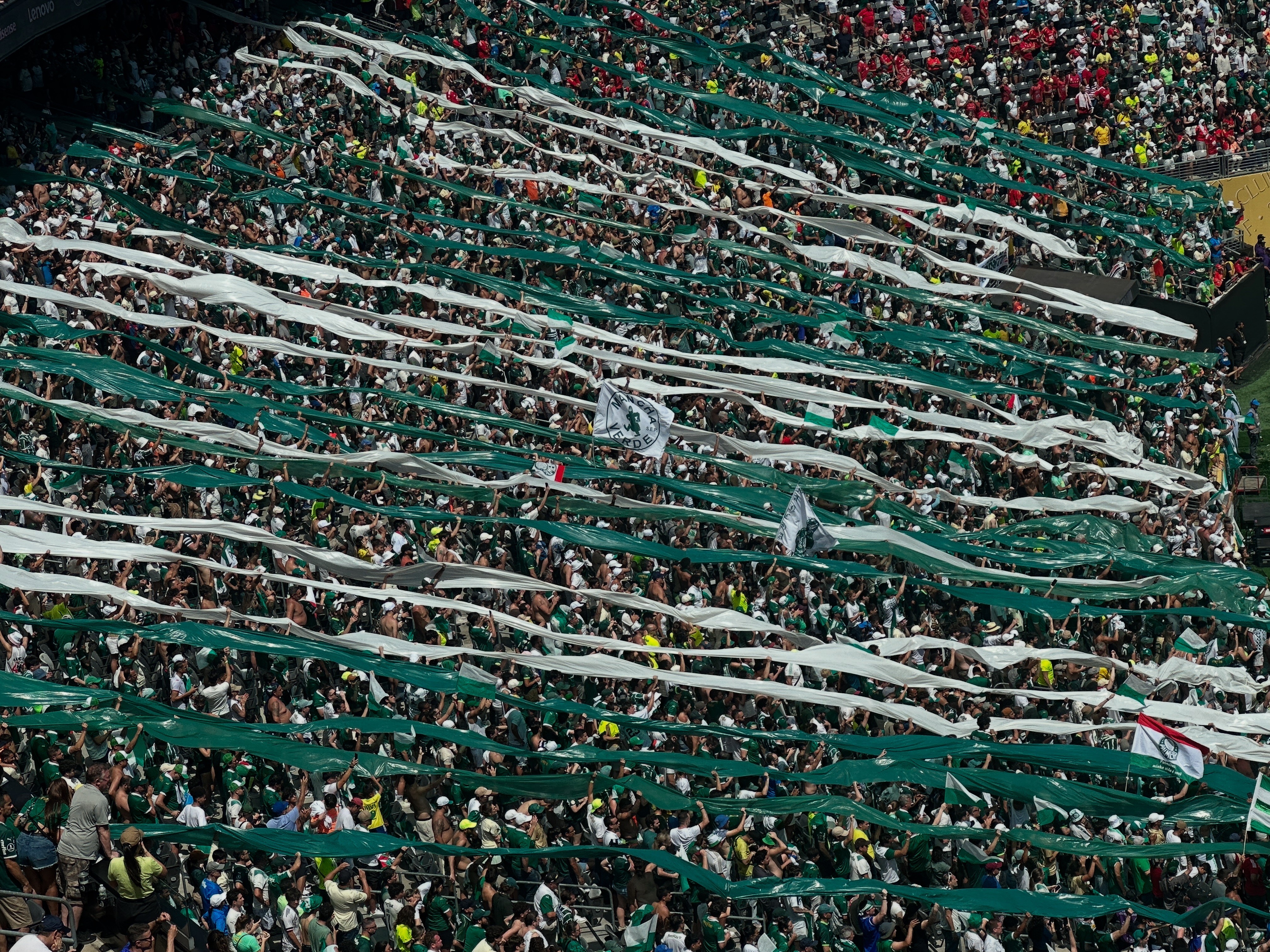 Rotina da Torcida do Palmeiras em Finais de Copas nos EUA.