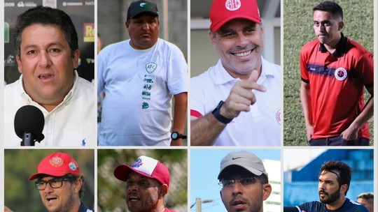 Conheça os técnicos das oito equipes do Campeonato Potiguar 2023