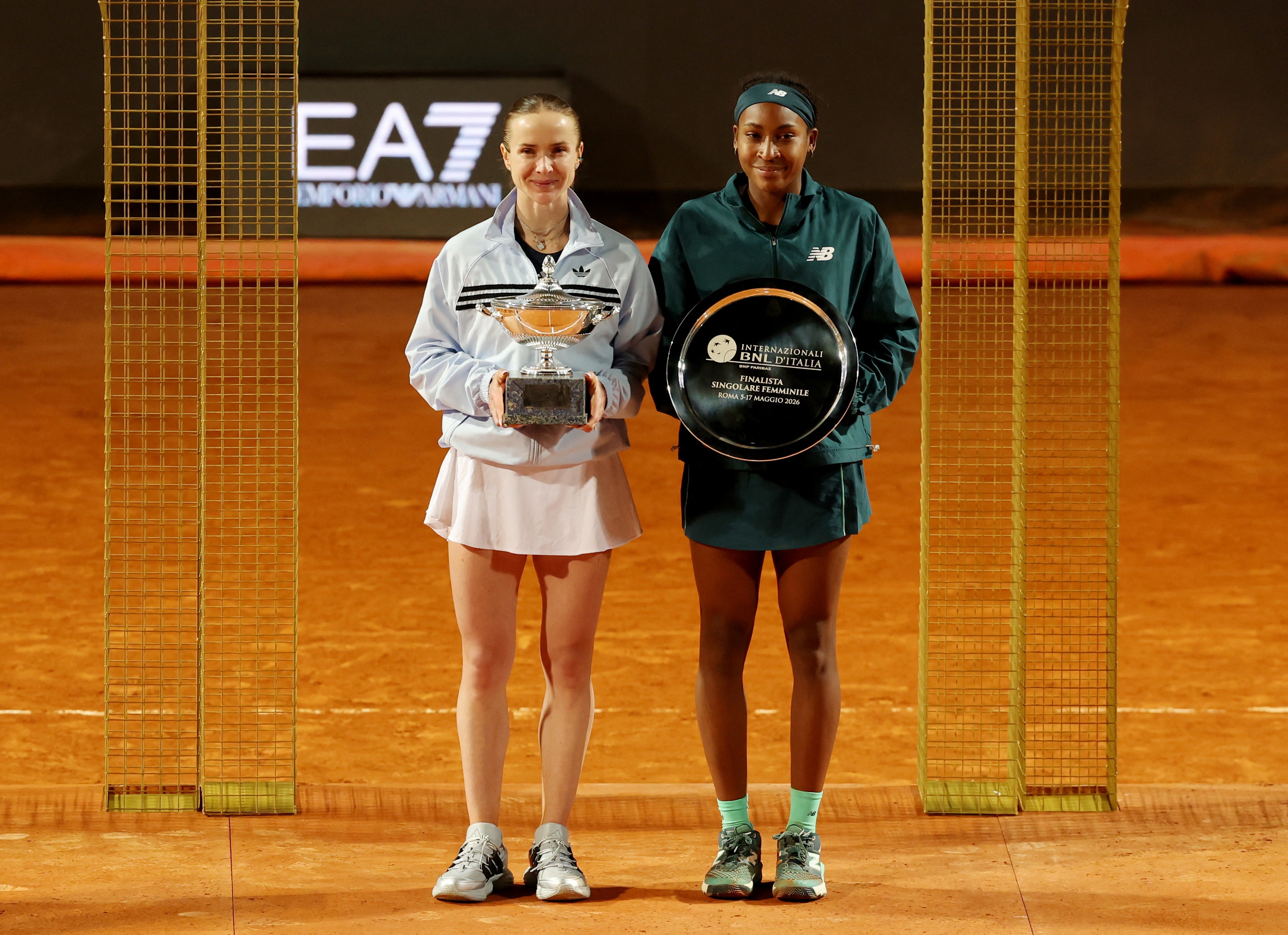 Elina Svitolina supera Coco Gauff na final do WTA 1000 de Roma e fatura tricampeonato