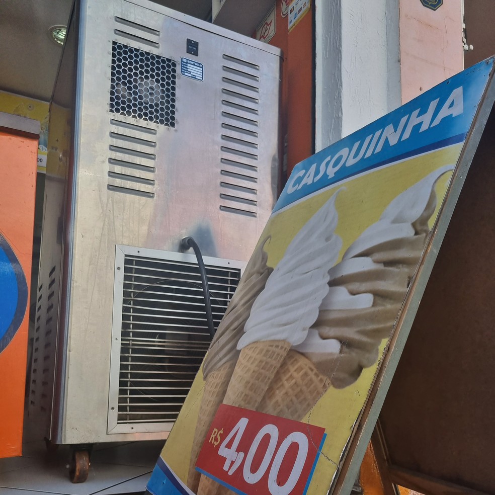 Vai uma casquinha aí? Sorveteria dos pais de Beraldo é um ponto movimentado de Piracicaba — Foto: José Edgar de Matos