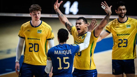 Brasil estreia contra a China em busca do tetra; veja horário e onde assistir - Seleção masculina estreia neste domingo nas Filipinas em busca do tetracampeonato; sportv2 transmite todas as partidas ao vivo