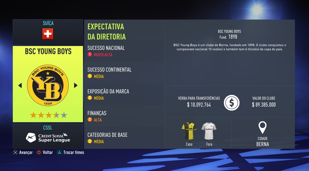 Clubes brasileiros inclusos no FIFA 17