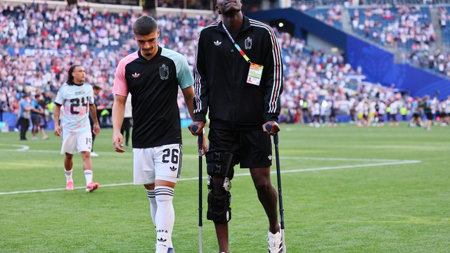 Onana após a partida entre Bélgica e Estados Unidos