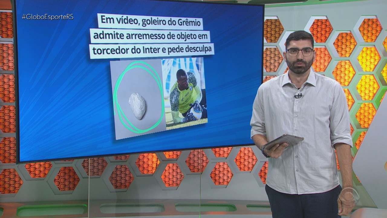 Torcedor do Inter acusa goleiro do Grêmiocbet 3betatingir filho com bolacbet 3betesparadrapo