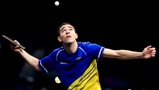 Hugo Calderano domina cubano no tênis de mesa e vai à segunda fase - Foto: (Buda Mendes/Getty Images)