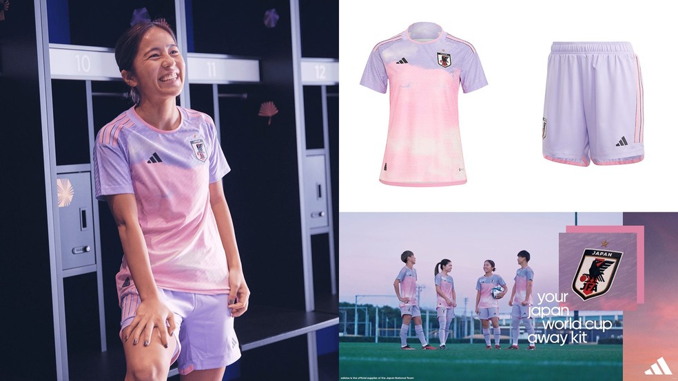 Camisa Japão II 2023/2024 Torcedor Adidas Copa do Mundo Feminina