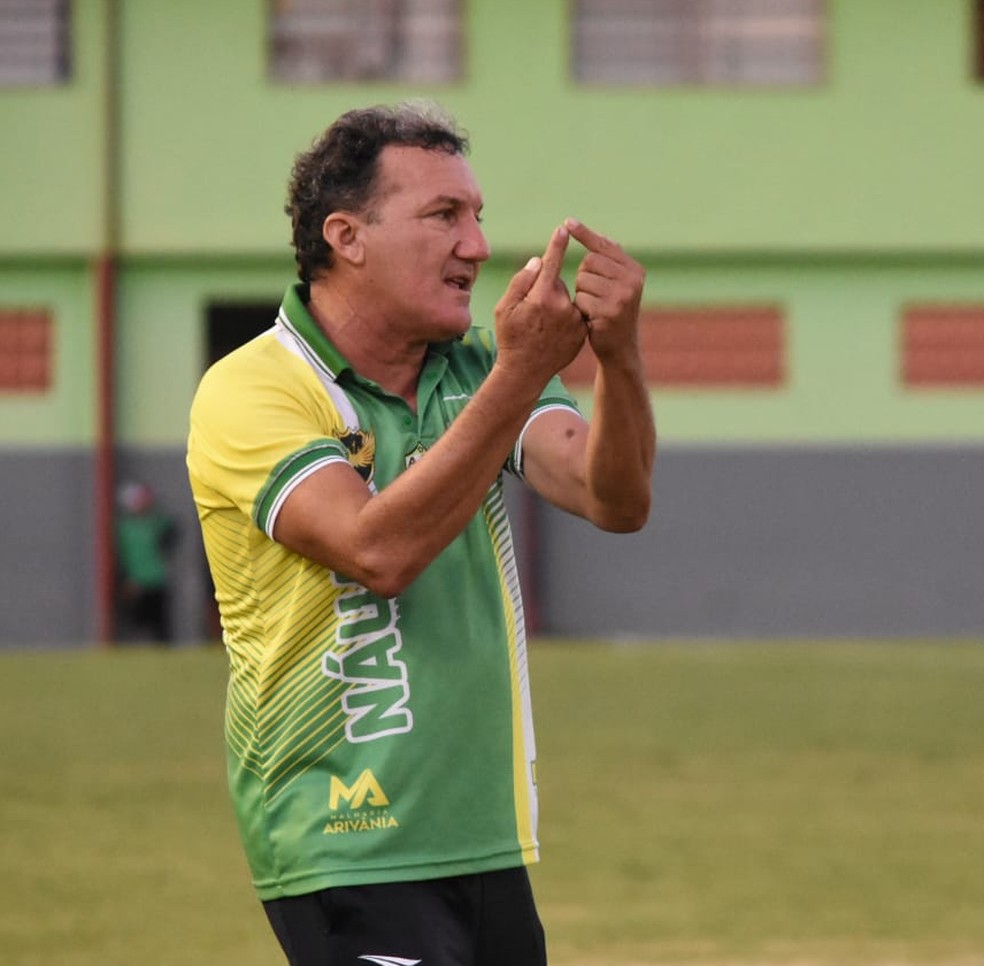 Zacarias Lopes, técnico do Náuas — Foto: Manoel Façanha/Arquivo Pessoal